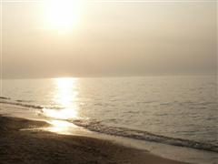 Sonnenuntergang ?ber der Ostsee in Polen