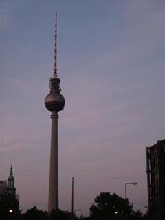 Sonnenuntergang mit Berliener Fernsehturm