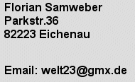 Die Adresse des Anbieters