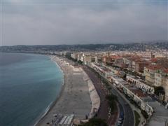 ?berblick ?ber Nizzas Strandpromenade